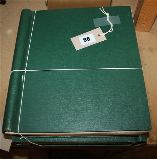 STAMPS - Foreign A-J & L-V (Austria, China, France, Germany & States, Switzerland & USA in 2 Simplex albums)